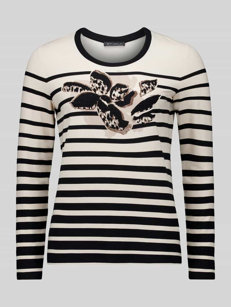 Betty Barclay Shirt met lange mouwen met aangebracht frontmotief