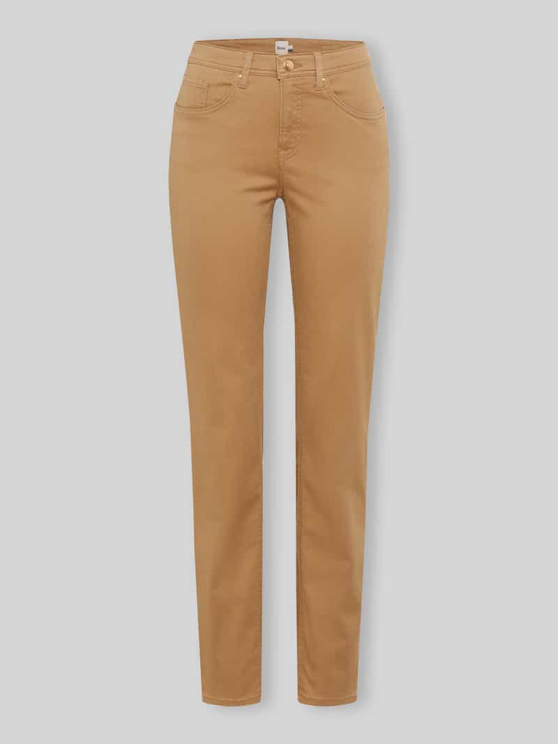 BRAX Regular fit smalle broek van mix van katoen en lyocell met mix van modal katoen en elastaan model 'MARY'