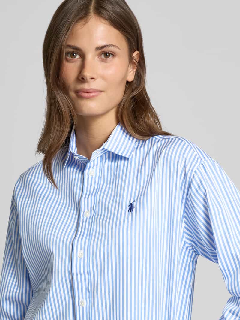 Polo Ralph Lauren Relaxed fit overhemdblouse met logostitching