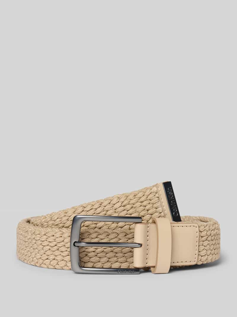 Riem in vlechtlook met doornsluiting