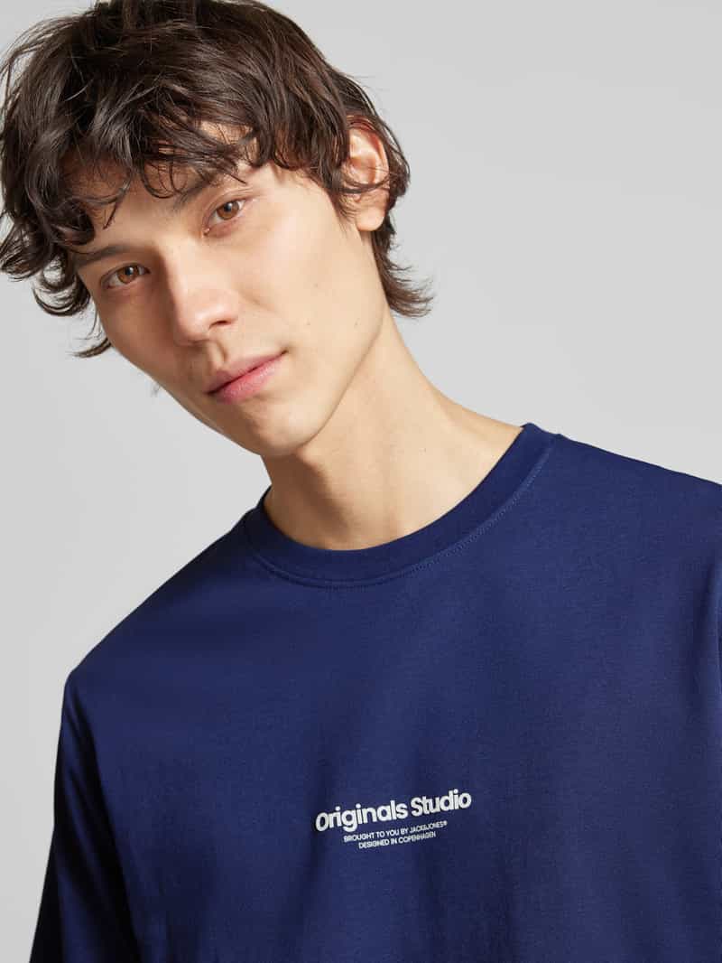 jack & jones T-shirt met labelprint model 'VESTERBRO'