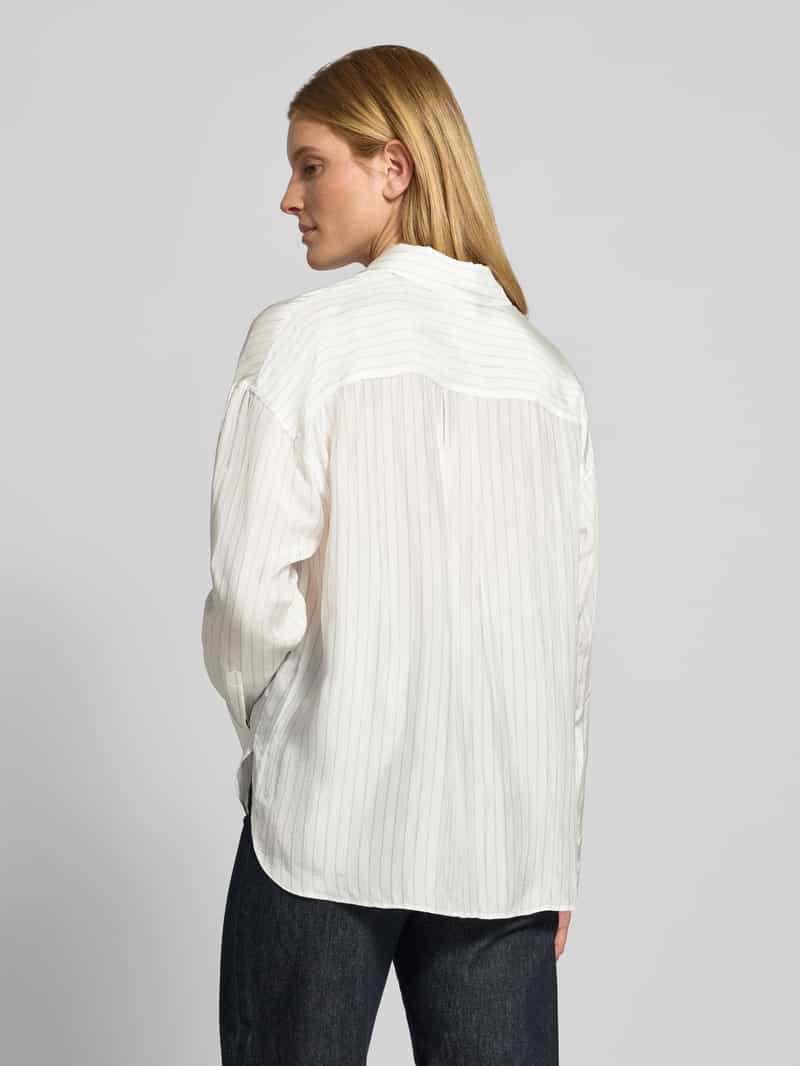 Style Icon Collection Gestreepte blouse van viscose curated by Viky Rader