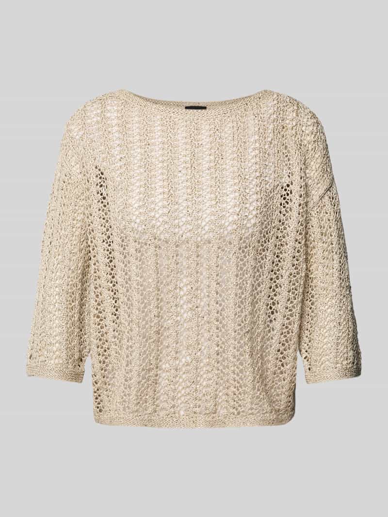 s.Oliver BLACK LABEL Relaxed fit gebreide pullover met pailletten