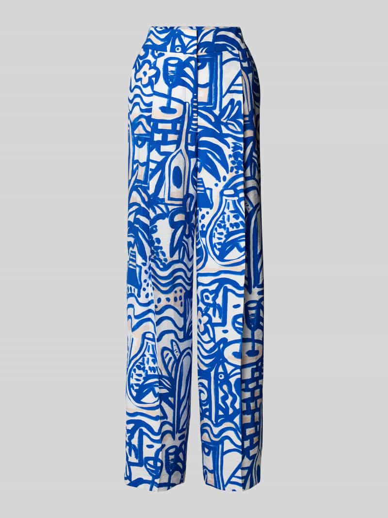 Marc Cain Stoffen broek met Franse steekzakken