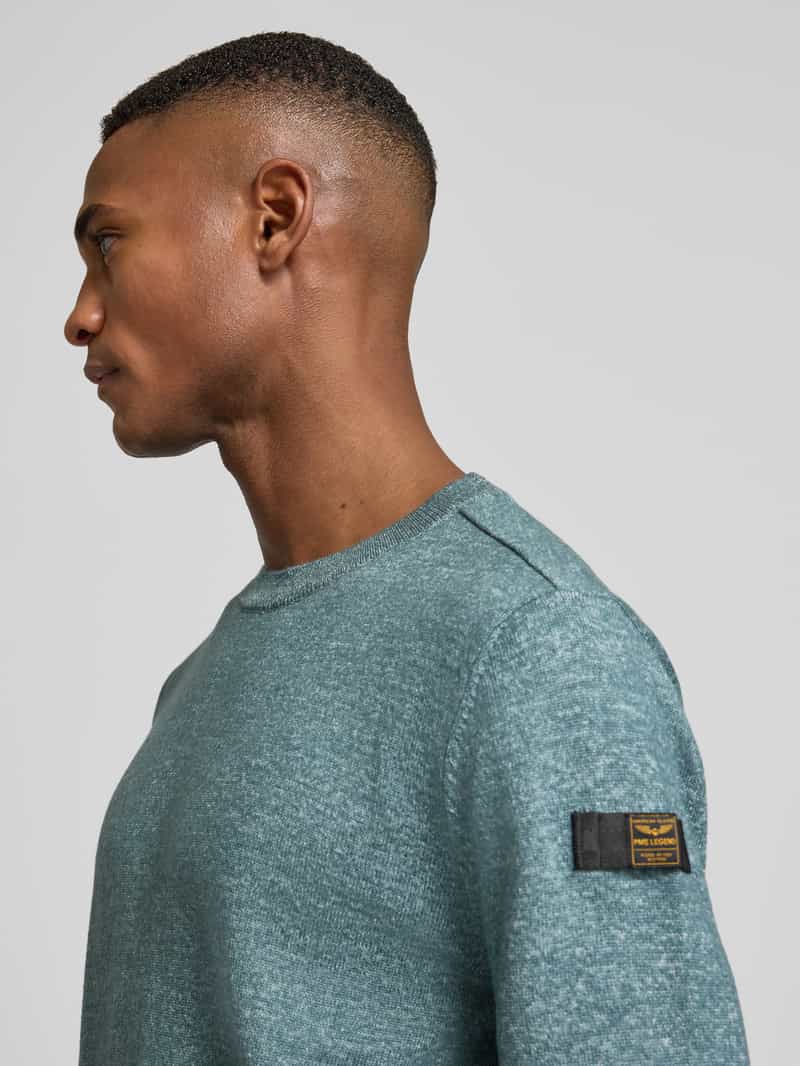 PME Legend Gebreide pullover met ribboorden