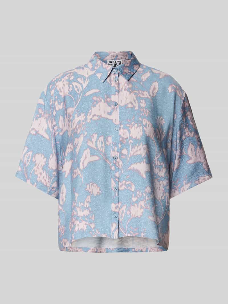 JAKE*S STUDIO WOMAN Blouse van viscosemix met 1 2-mouwen