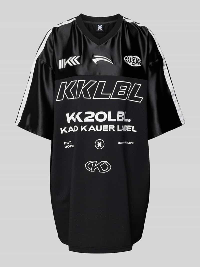 Karo Kauer Oversized T-shirt met labelprint