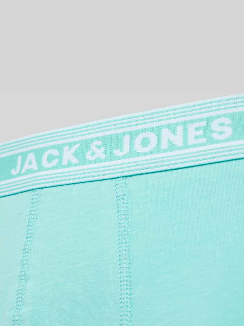 jack & jones Boxershort met elastische band met label in een set van 5 stuks model 'WEST LEAF'