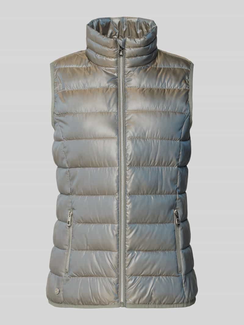 Bodywarmer met opstaande kraag