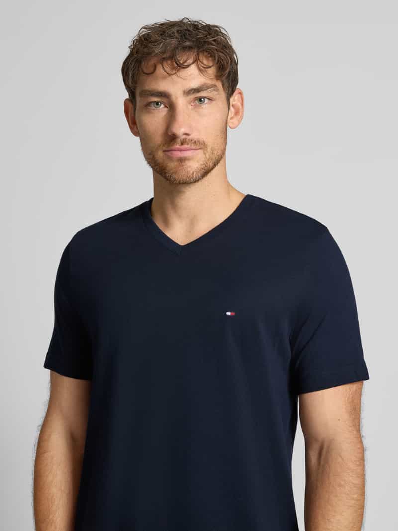 Tommy Hilfiger Regular fit T-shirt van puur katoen