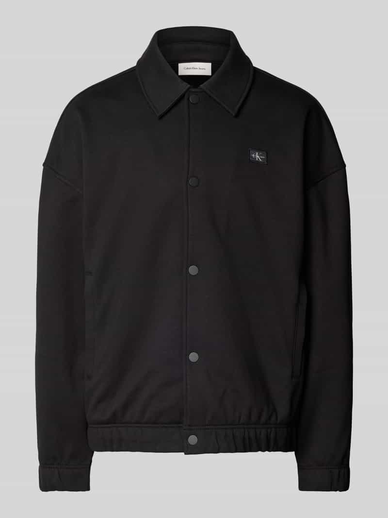 Calvin Klein Jeans Sweatjack met labelpatch