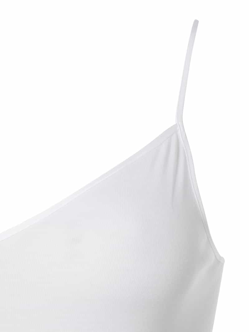 Hanro Onderhemd met spaghettibandjes naadloos model 'Cotton Seamless'