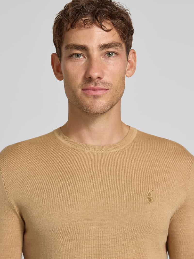Polo Ralph Lauren Gebreide pullover met labelstitching