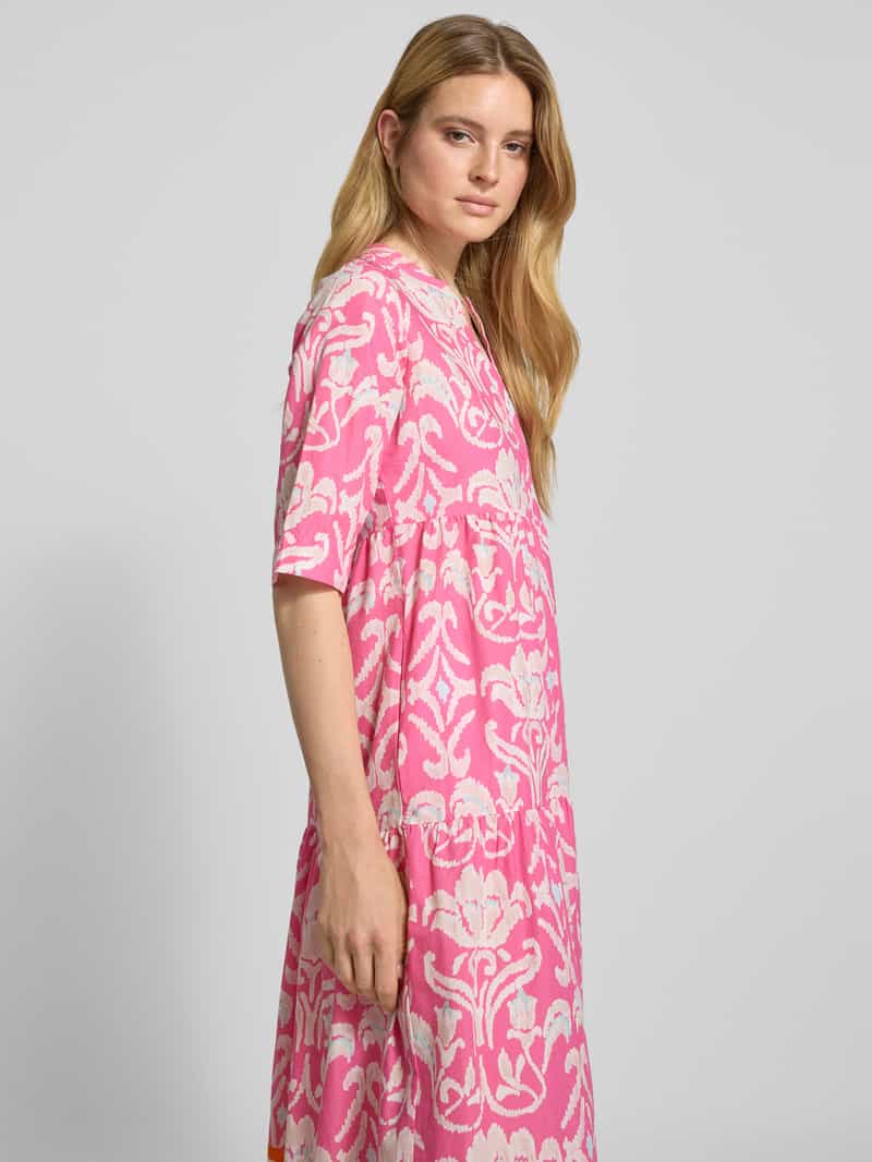 Emily Van den Bergh Midi-jurk met tuniekkraag