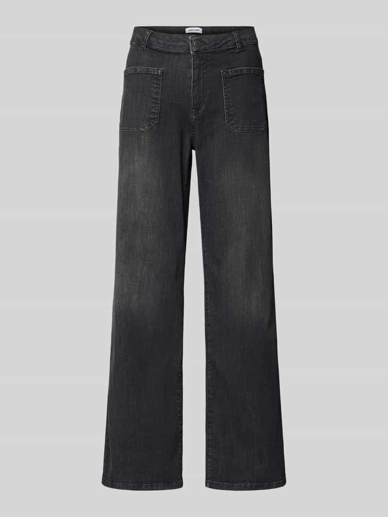Bootcut Jeans met opgestikte zakken