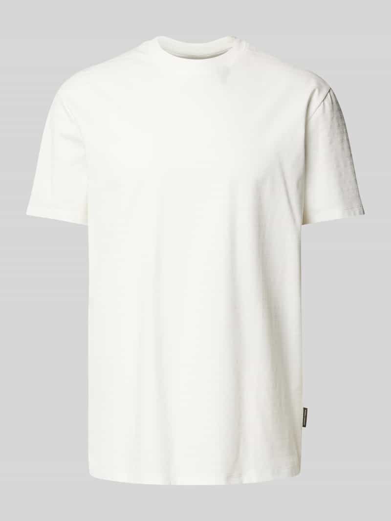 Armani Exchange T-shirt met labeldetail