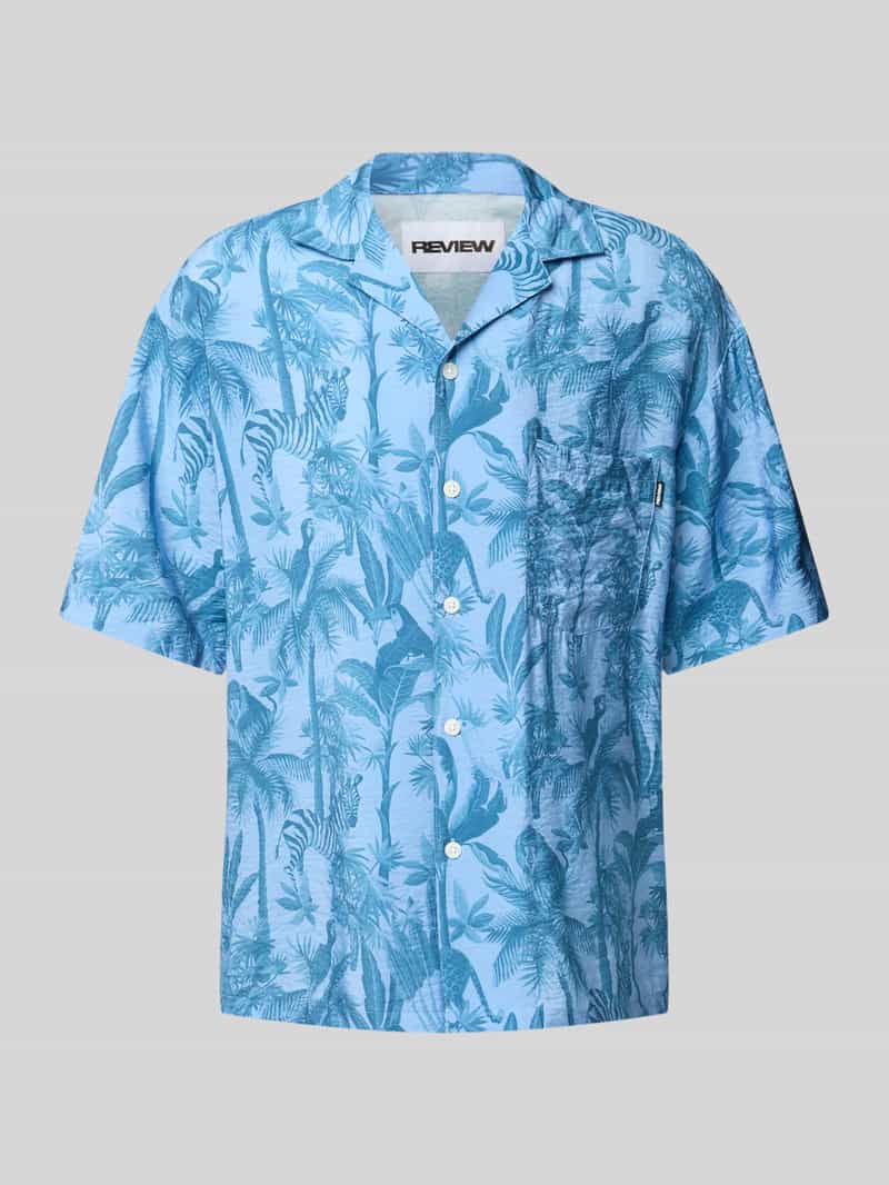 Loose Fit Hawaïshirt met knoopsluiting