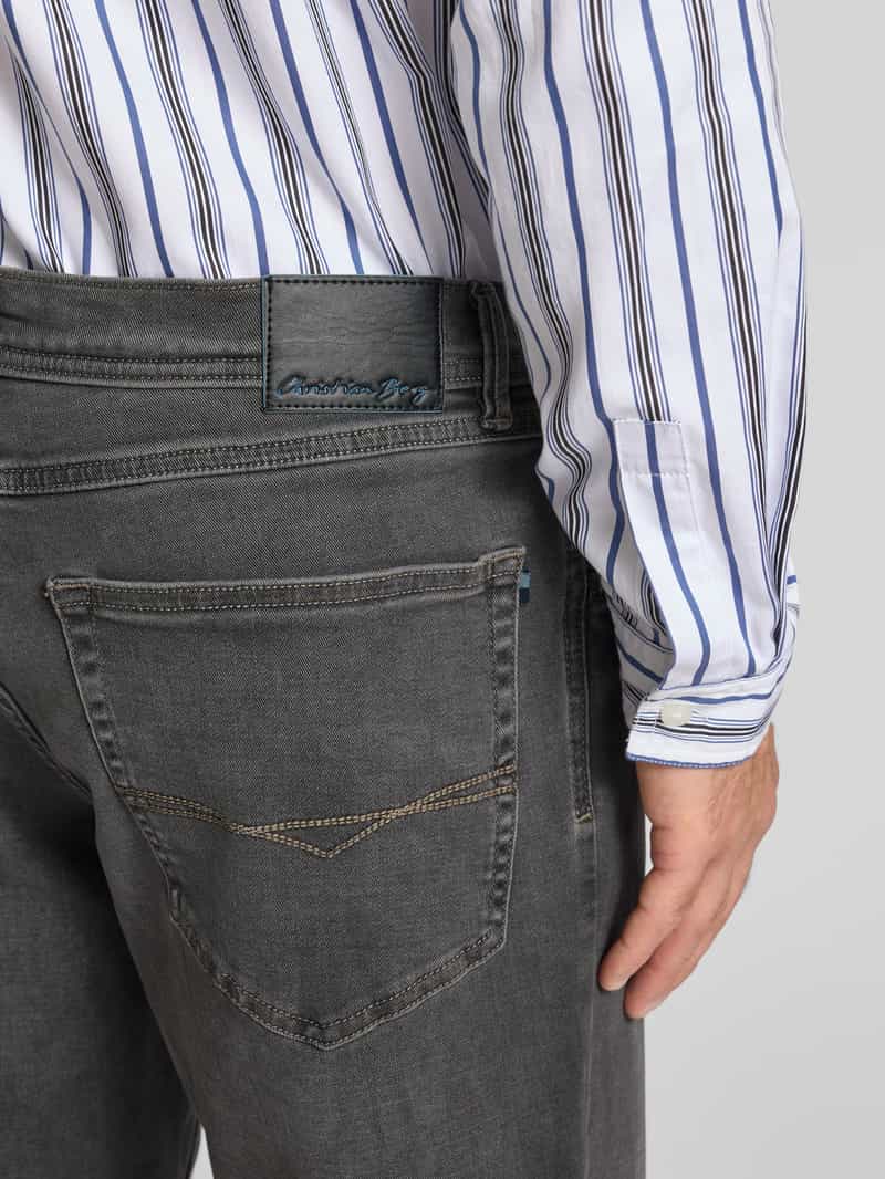 Christian Berg Men Regular fit jeans met steekzakken