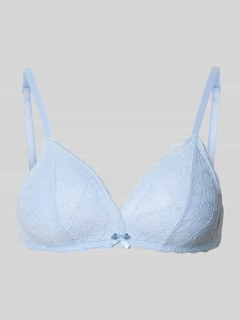 Triangel-bh met kant en strikdetail