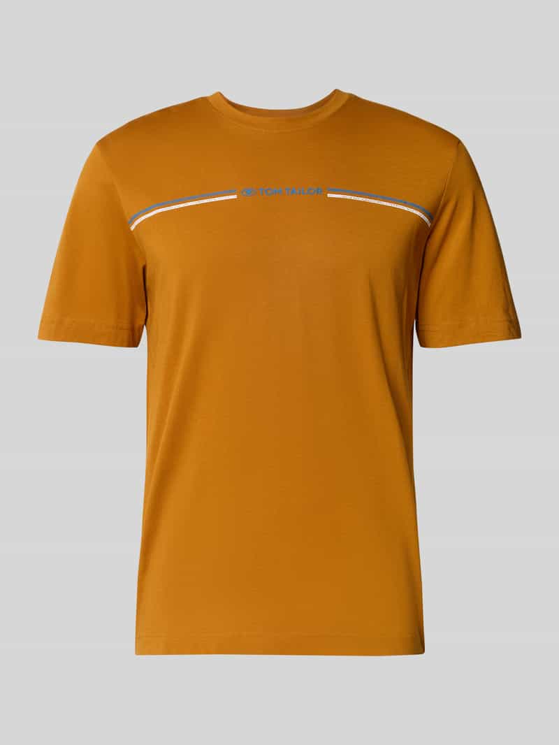 Tom Tailor Regular fit T-shirt van puur katoen