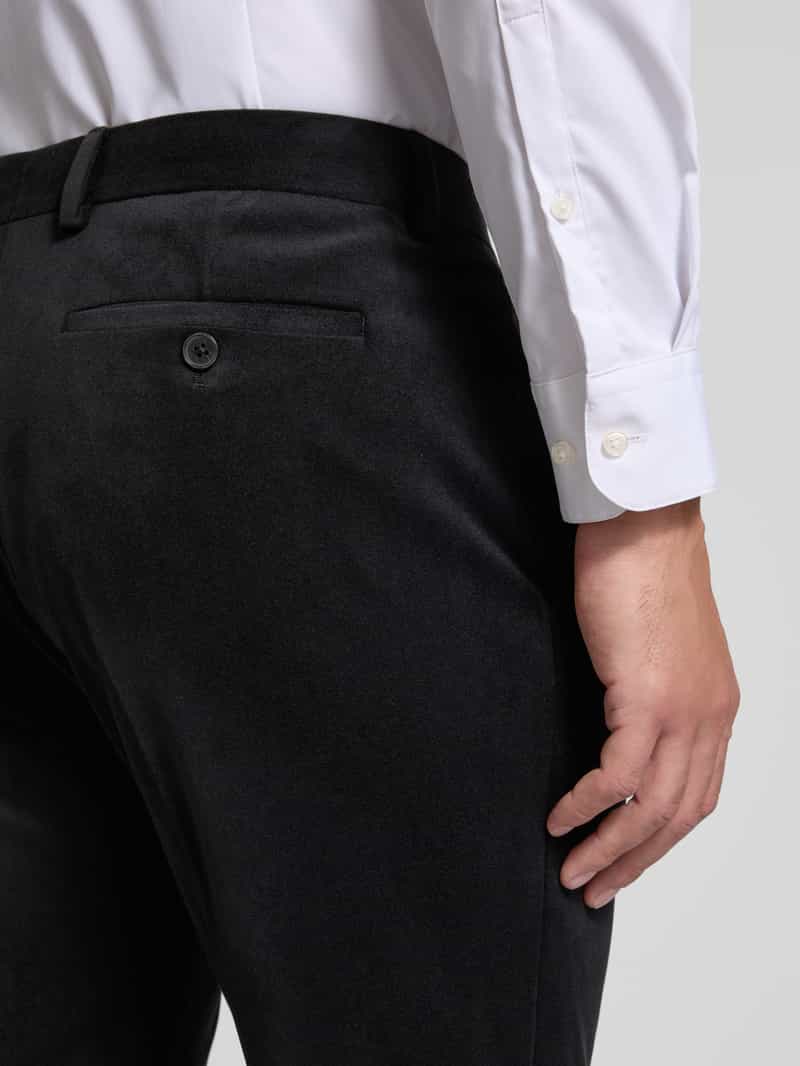 MCNEAL Slim fit pantalon met riemlussen