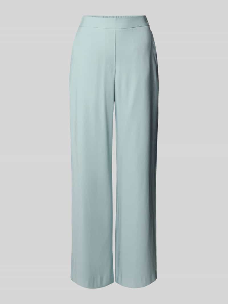 Jake*s Collection Stoffen broek van viscosemix met elastische band