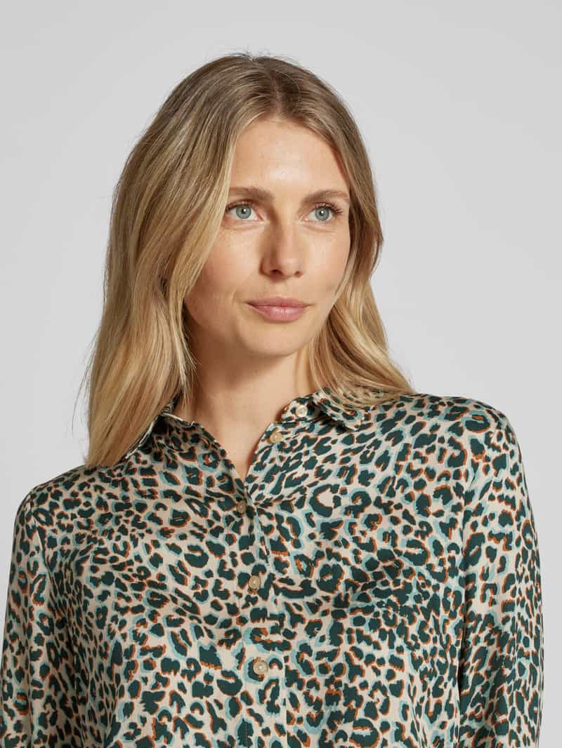 milano italy Hemdblouse met dierenprint