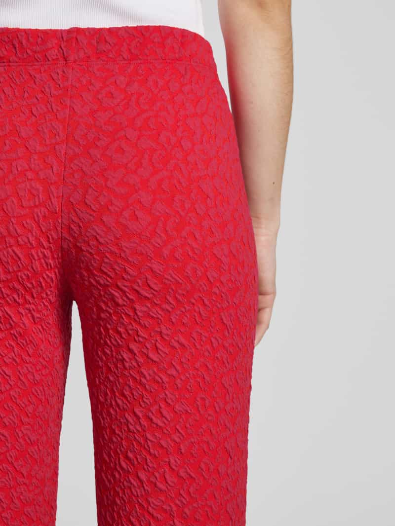 Ichi Flared stoffen broek met elastische band model 'OELLY'