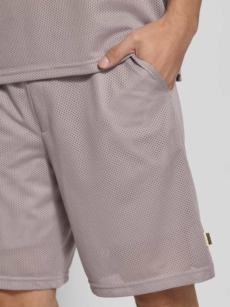 WOODBIRD Straight leg korte broek in semi-transparant design model 'Ben'