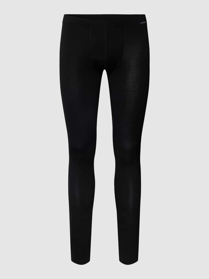 Schiesser Lange onderbroek met labeldetail model 'WARMING BASELAYER'