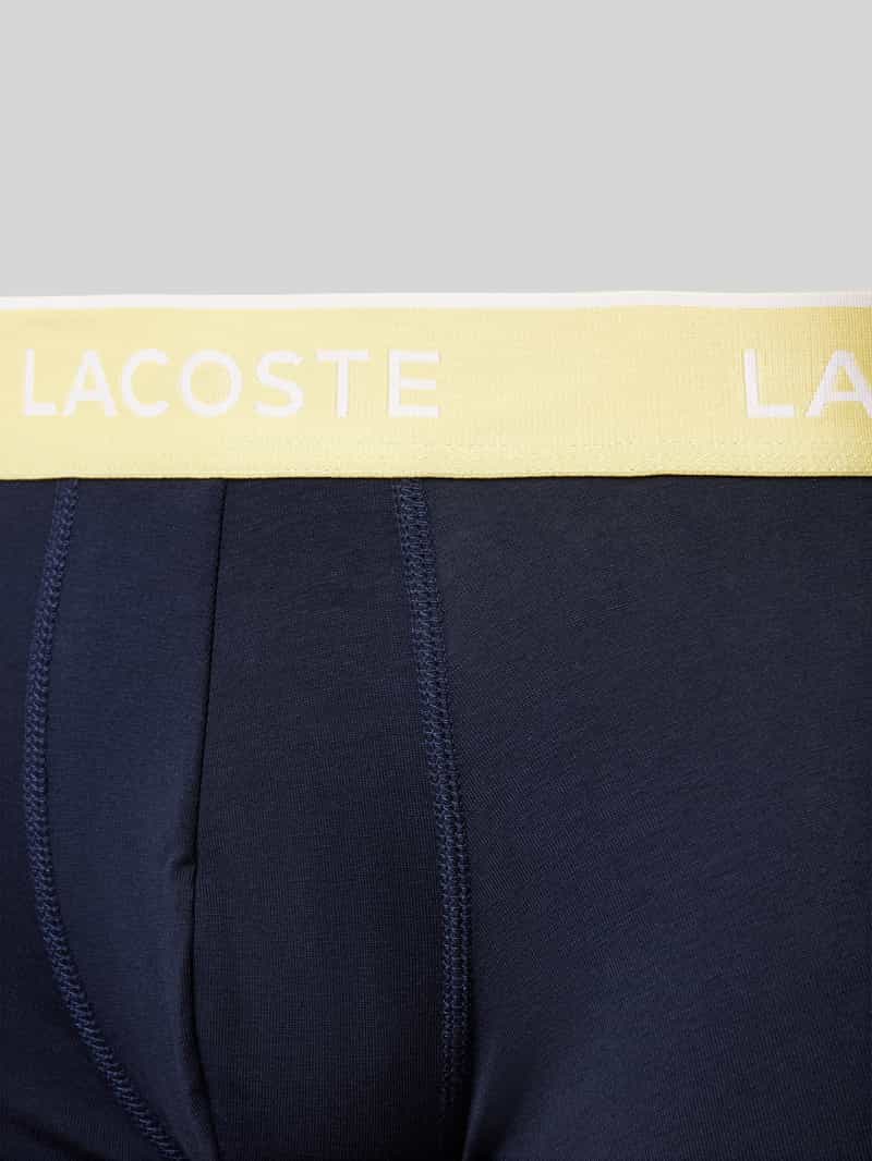 Lacoste Boxershort met elastische band in een set van 3 stuks