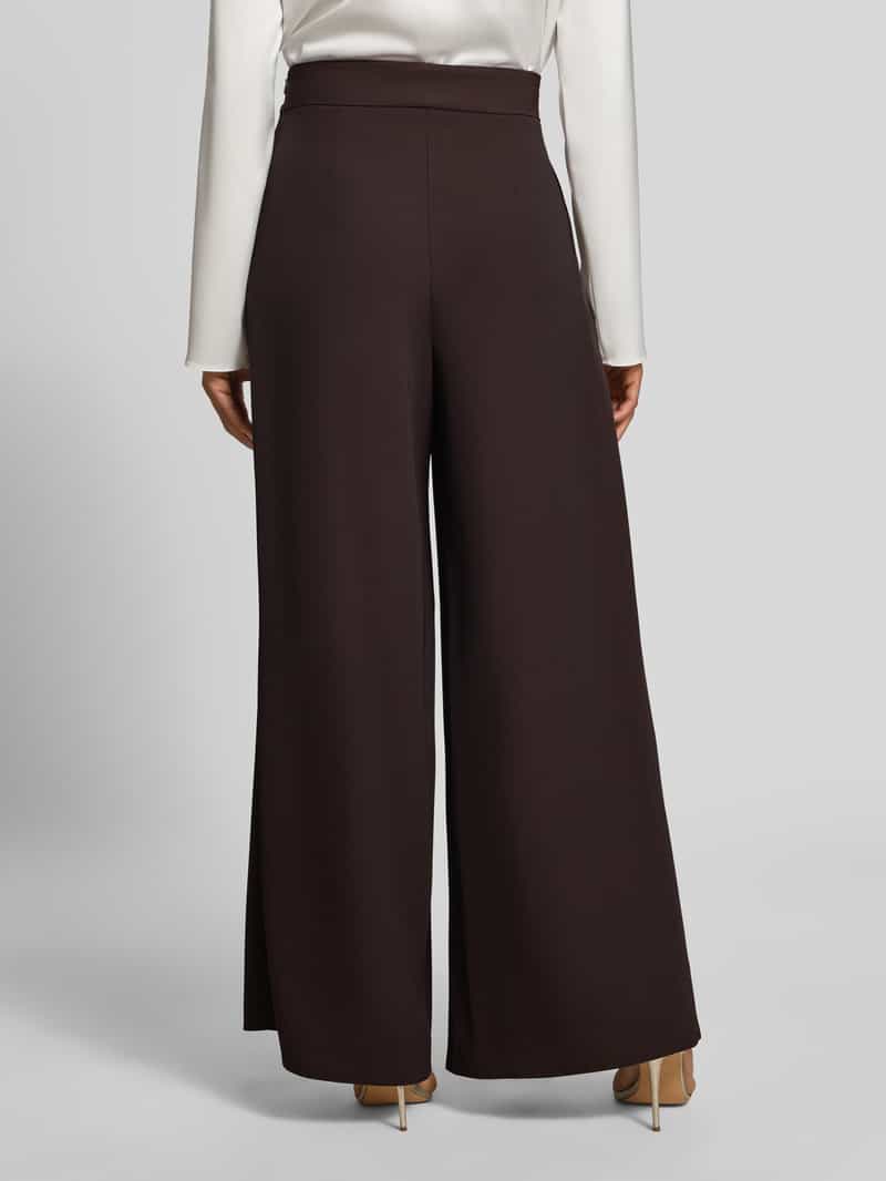 RINASCIMENTO wide leg stoffen broek met ritszakken