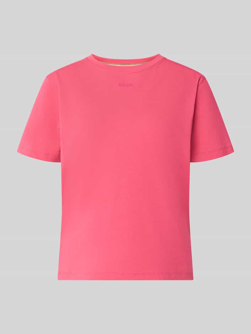BOSS Relaxed Fit Pyjama-Oberteil aus Baumwoll-Mix in Pink, Größe M 2016521M