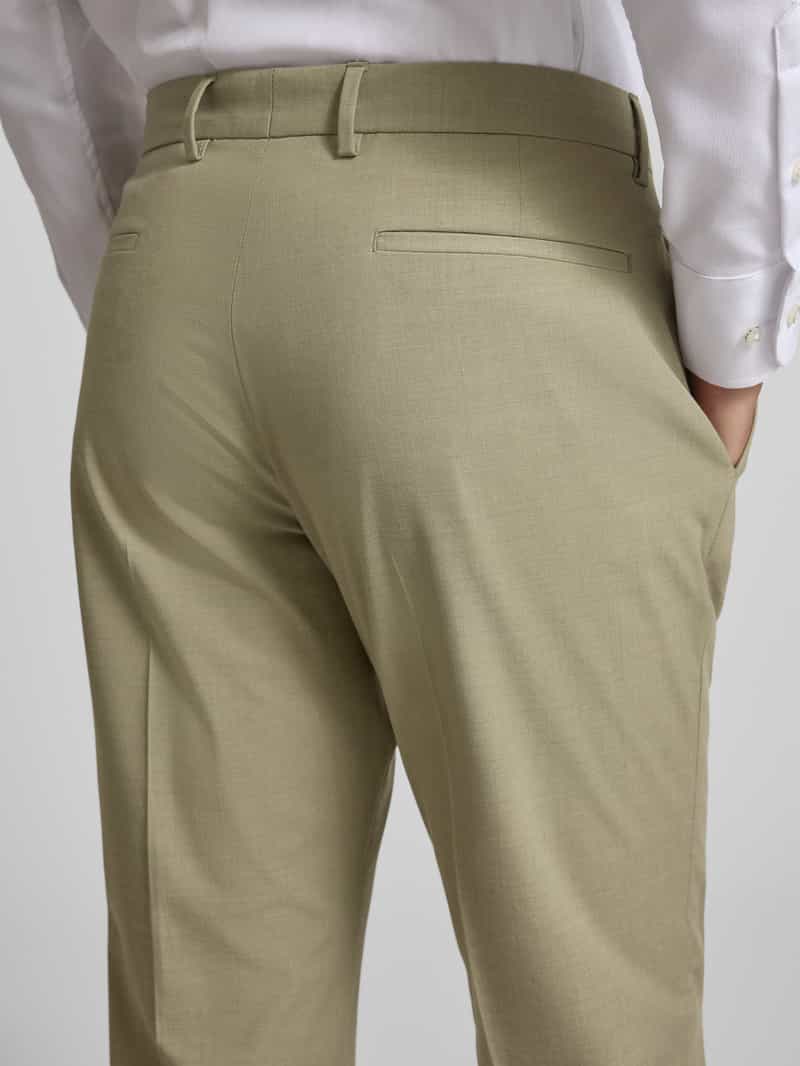 s.Oliver BLACK LABEL Slim fit pantalon met viscose