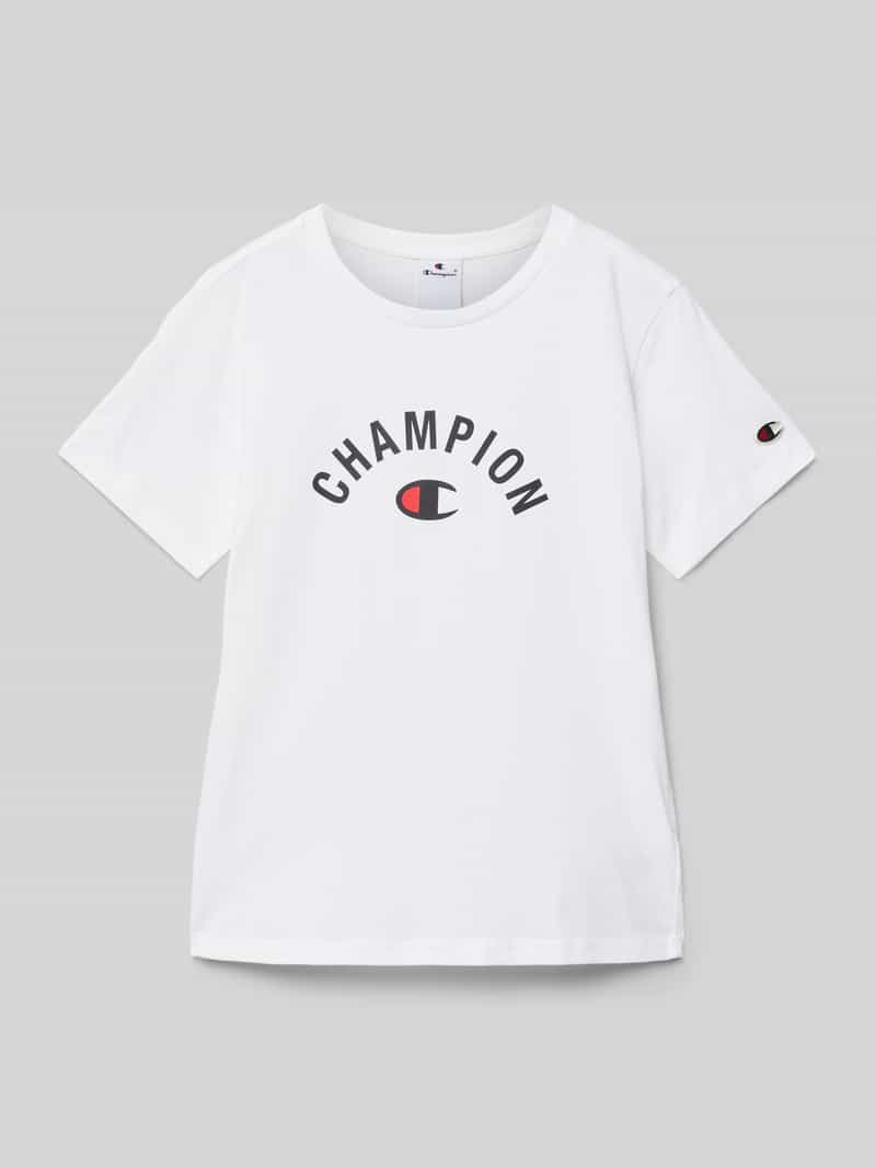Champion T-shirt met labelprint