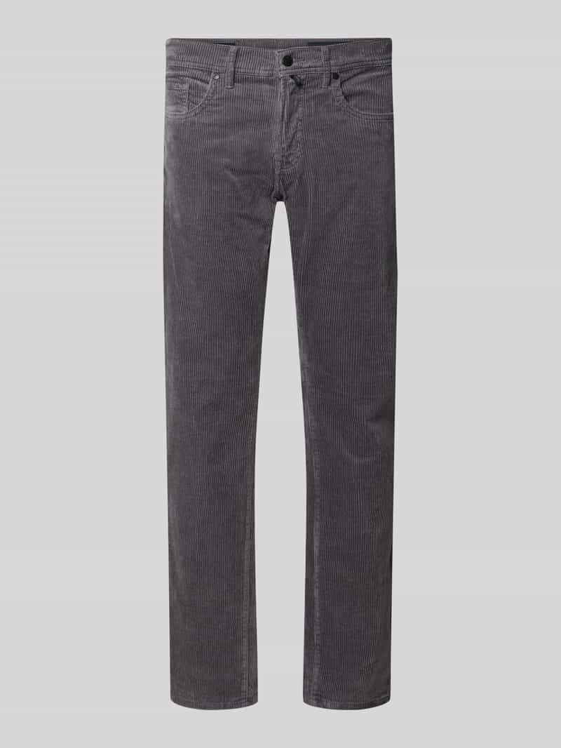 Pierre Cardin Slim fit corduroy broek model 'Laval'