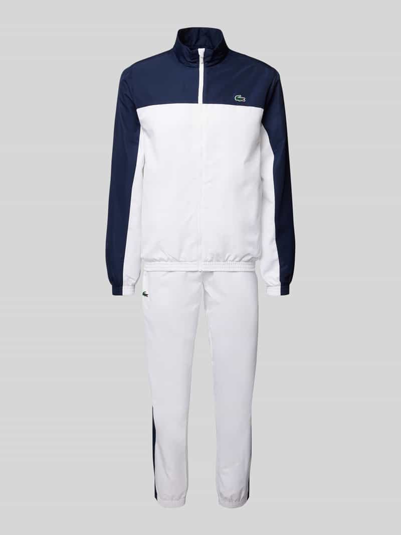 Lacoste Sweatpak met labelstitching model 'TAFFETA'