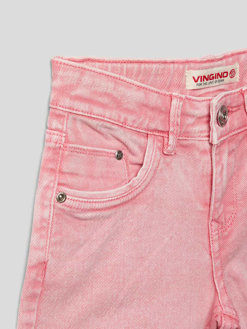 VINGINO Korte jeans met labelpatch model 'DAFINA'