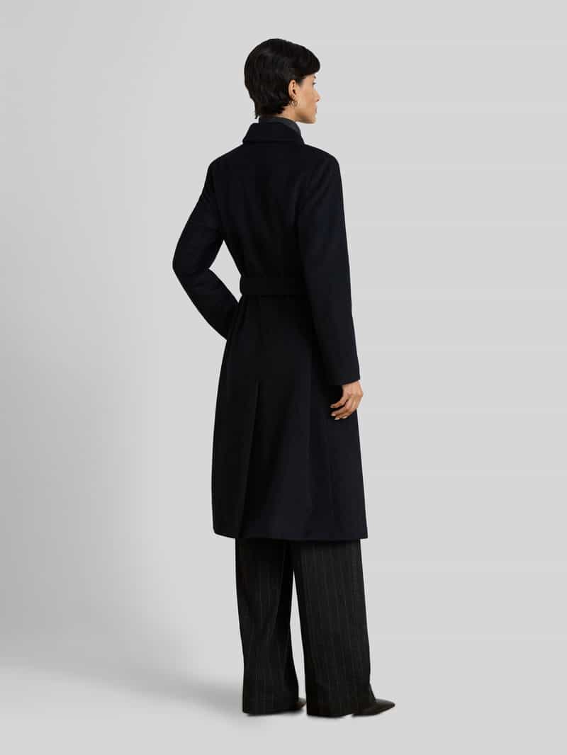 Lauren Ralph Lauren Regular fit lange jas van wolmix met wol en kasjmier