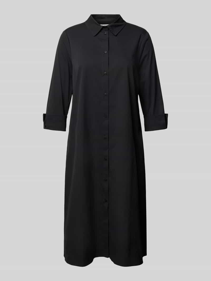 ROBE LÉGÈRE Knielange overhemdjurk met 3 4-mouwen