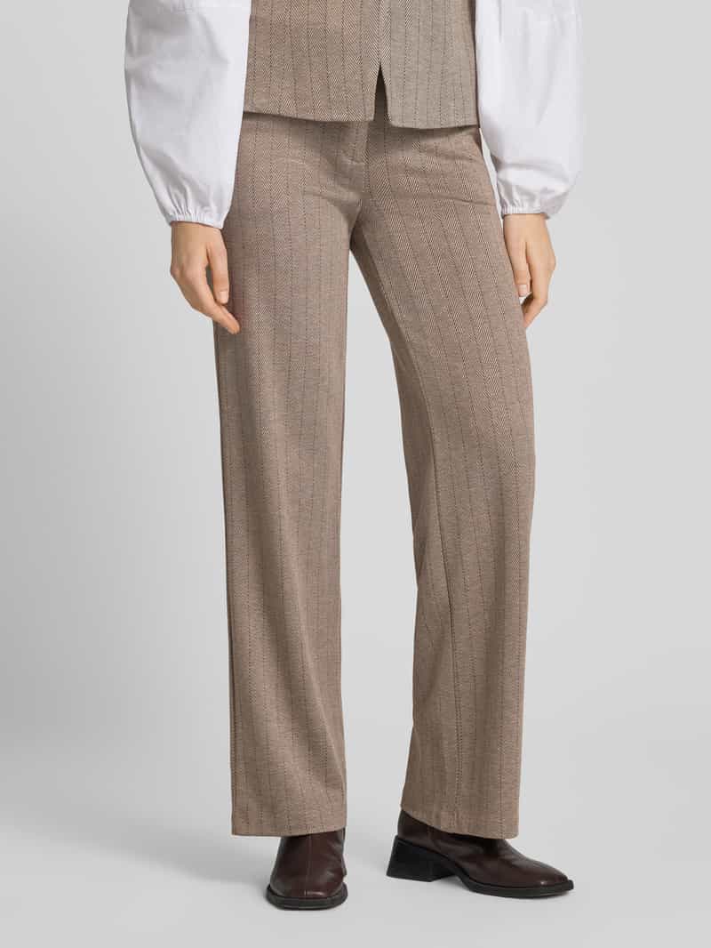 FREE QUENT straight fit broek met viscosemet viscose model 'Bonnie'