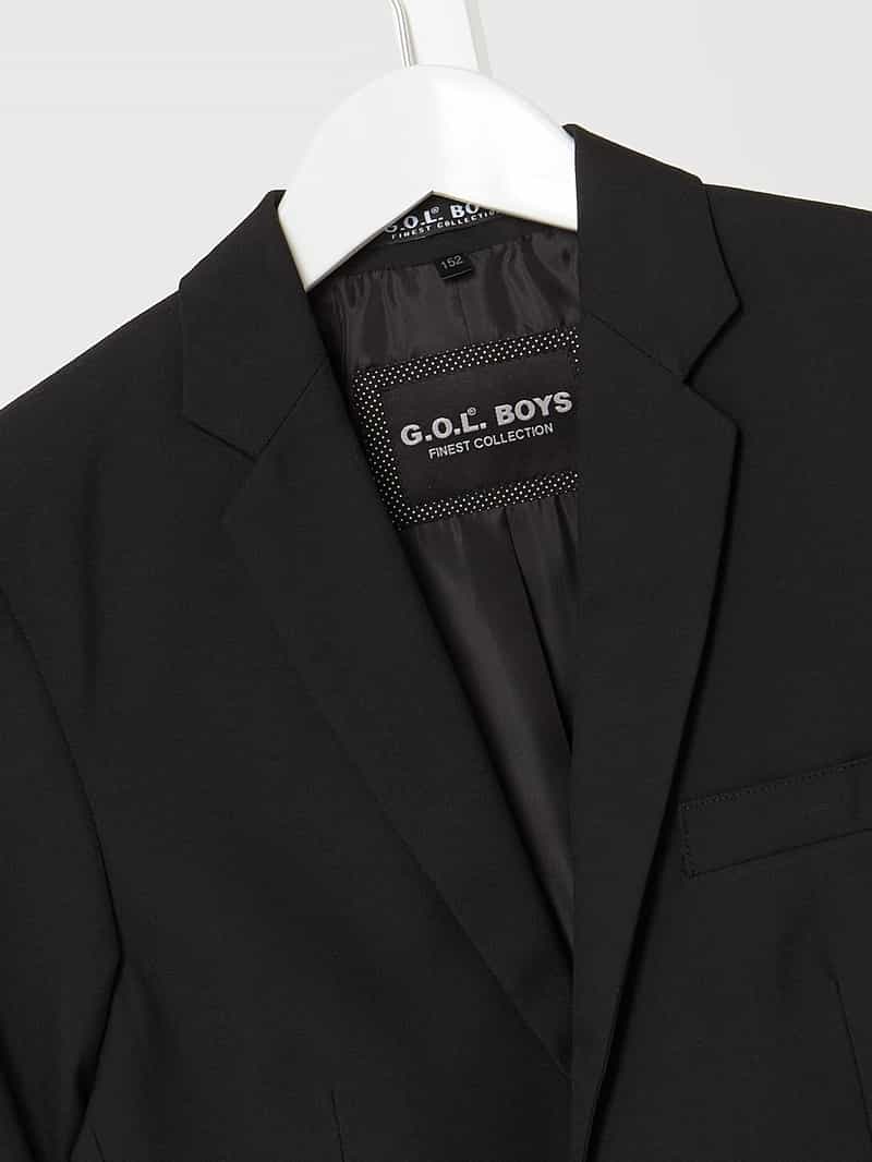 G.O.L. Slim fit 2-knoops colbert met viscose
