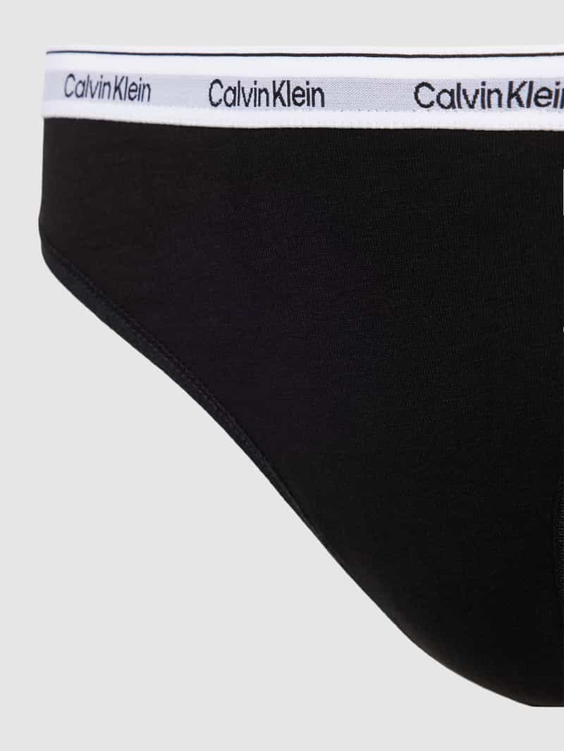 Calvin Klein Underwear String met elastische band met logo in een set van 5 stuks