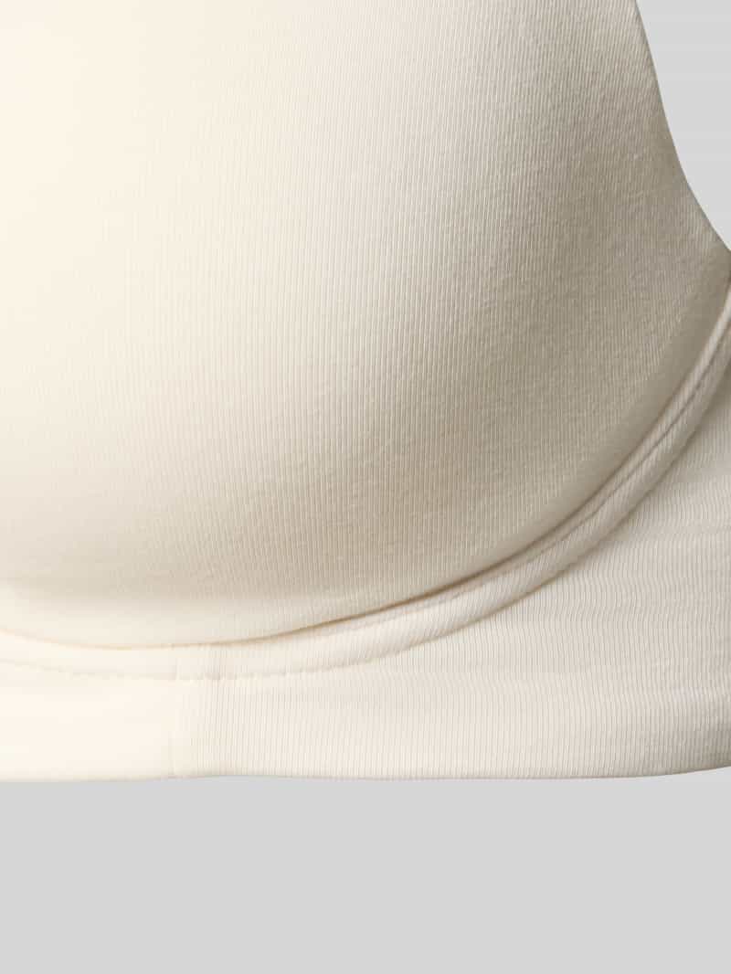 Schiesser Slim fit bh van katoenmix offwhite, foto 3