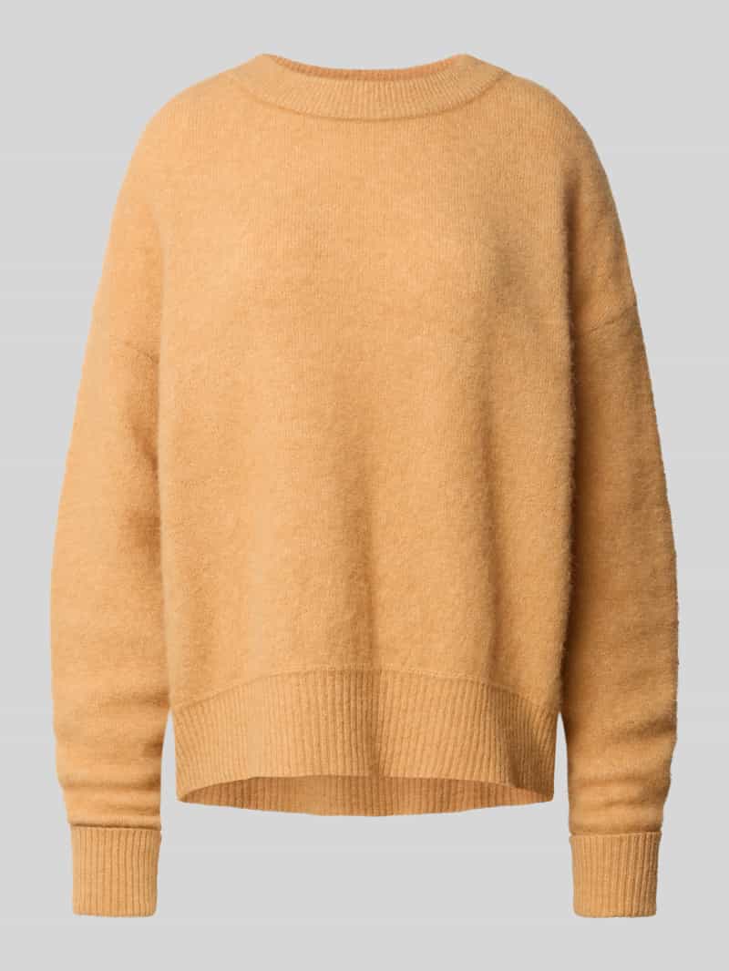 American vintage Oversized gebreide pullover met ribboorden model 'VITOW'
