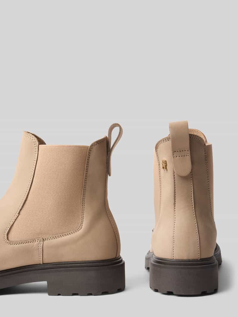 Tommy Hilfiger Chelsea boots van echt nubuckleer