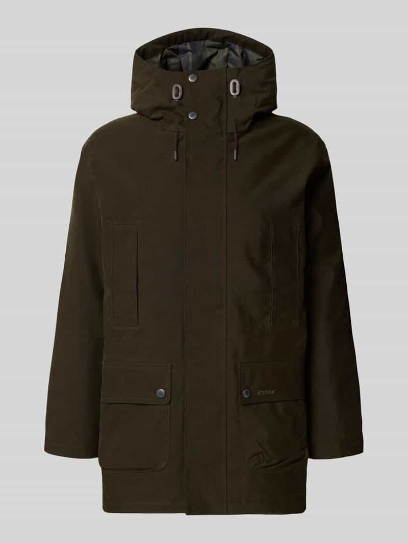Barbour Regular fit functioneel jack met capuchon