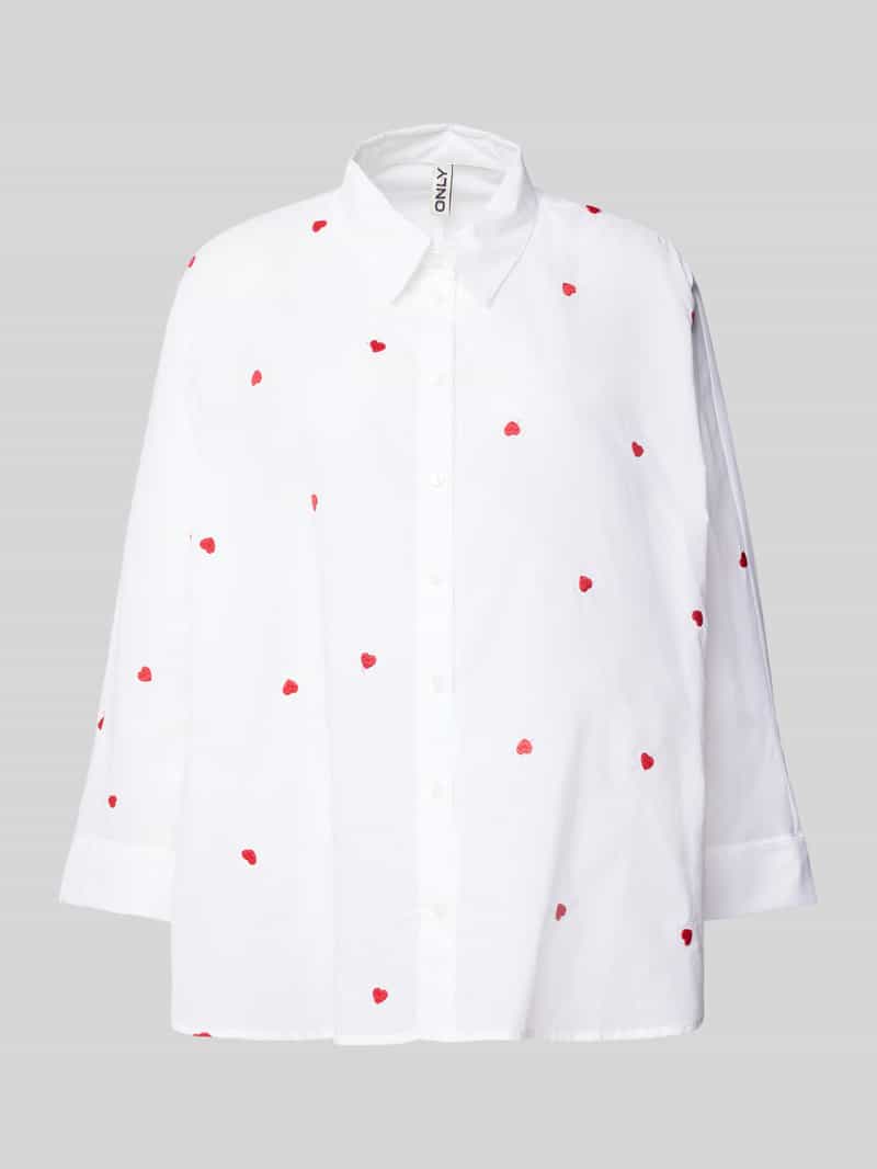 Only Overhemdblouse met knoopsluiting model 'LINA'