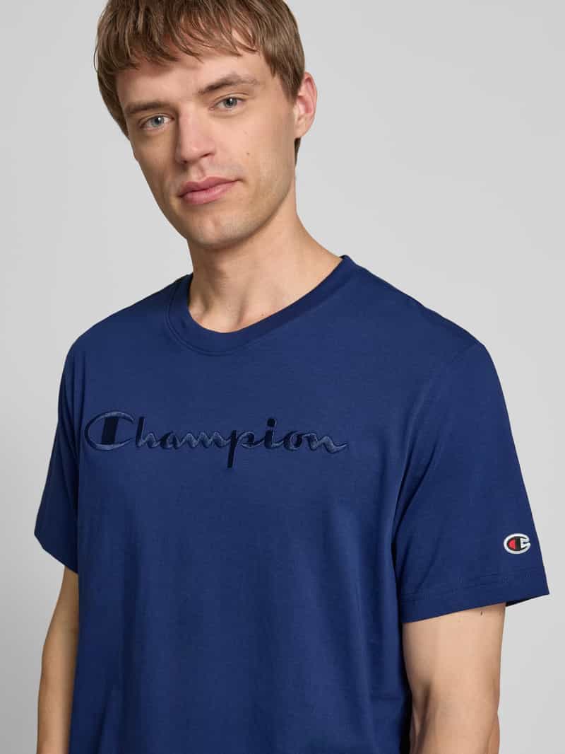 Champion T-shirt met labelstitching model 'ICONS'