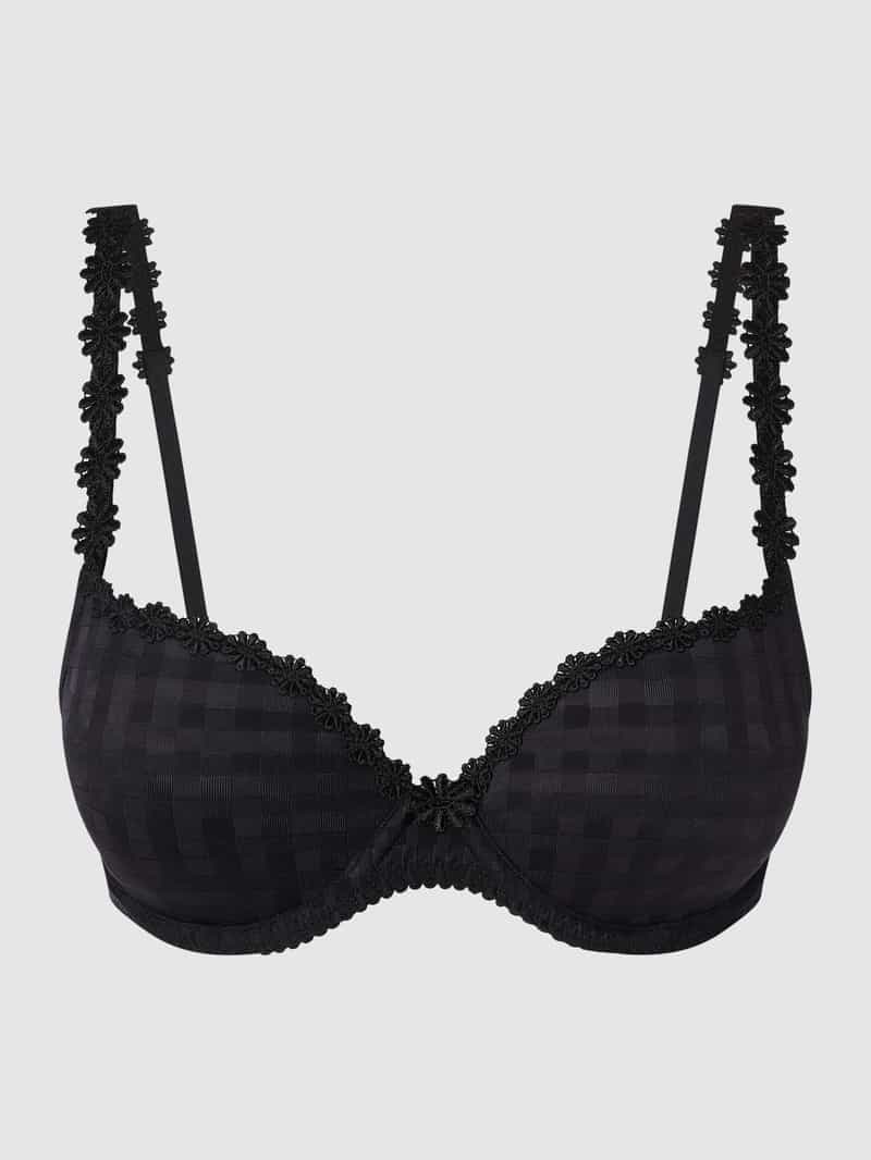 Beha met cups en hartvormige hals, model 'Avero'